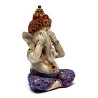 Ganesha Beeld Zien (15 x 10 x 21 cm) - thumbnail