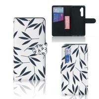 Xiaomi Mi Note 10 Lite Hoesje Leaves Blue - thumbnail