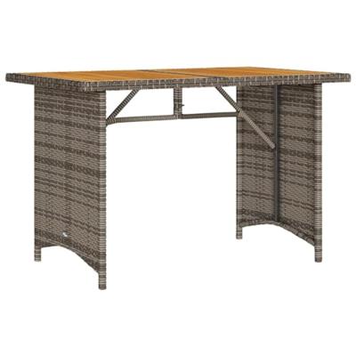 2-delige Tuinset met kussens poly rattan grijs 2-delige Tuinset met kussens poly rattan grijs