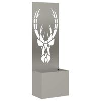 VidaXL Tuin privacy screen roestig 50 x 32 x 150 cm cortenstaal - thumbnail