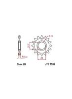 ESJOT Sprocket 520 14z racing - thumbnail