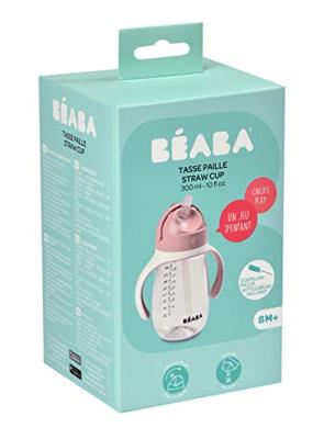 Rietjesbeker (300 ml) BEABA roze - thumbnail