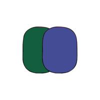 Falcon eyes background board bcp-10-07 groen/blauw 148x200 cm - thumbnail