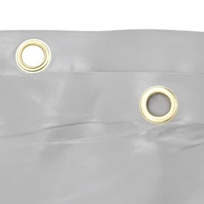 VidaXL Dekzeil 650 g/m² ø 2,6 m grijs