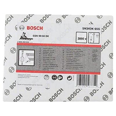 D-kopstripnagel SN34DK 65G, 2,8 mm, 65 mm, verzinkt, glad 3000 stuk(s) Bosch Accessories 2608200006 Afm. (l x b) 65 mm x 2.8 mm