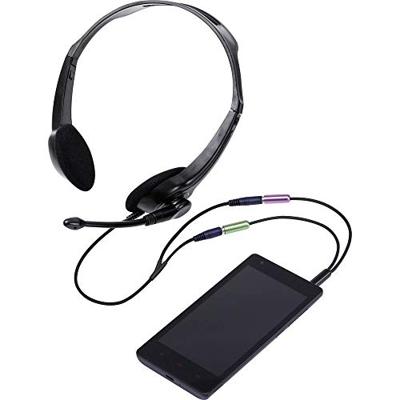 SpeaKa Professional SP-7870716 Jackplug Audio Y-adapter [1x Jackplug male 3,5 mm - 2x Jackplug female 3,5 mm] Zwart