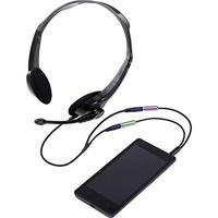 SpeaKa Professional SP-7870716 Jackplug Audio Y-adapter [1x Jackplug male 3,5 mm - 2x Jackplug female 3,5 mm] Zwart - thumbnail