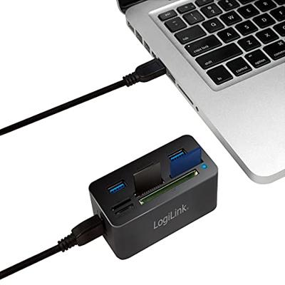 LogiLink CR0042 hub & concentrator USB 3.0 (3.1 Gen 1) Type-A 5000 Mbit/s LogiLink CR0042 hub & concentrator USB 3.0 (3.1 Gen 1) Type-A 5000 Mbit/s