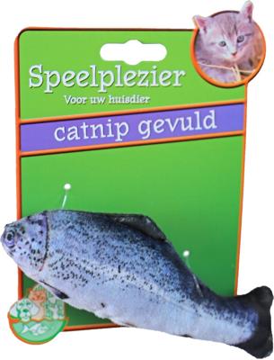 Boon Kattenspeelgoed Vis Blauw/Grijs met Catnip 11cm Boon Kattenspeelgoed Vis Blauw/Grijs met Catnip 11cm