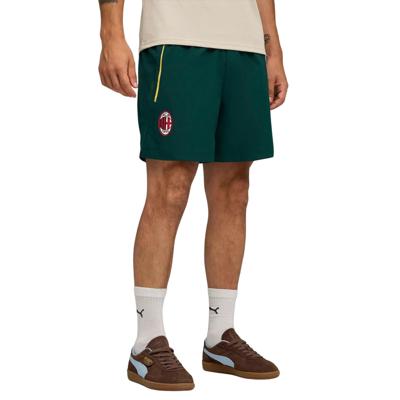 PUMA AC Milan Pumatech Broekje Woven 2025-2026 Donkergroen