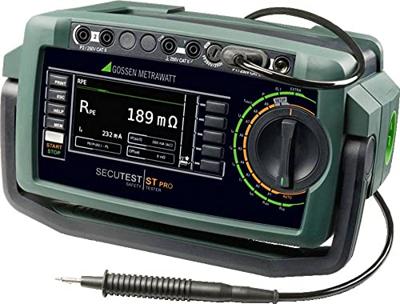 Gossen Metrawatt SECUTEST ST PRO Apparaattester Kalibratie (DAkkS) VDE-norm 0701-0702, 0544, 0751 Gossen Metrawatt SECUTEST ST PRO Apparaattester Kalibratie (DAkkS) VDE-norm 0701-0702, 0544, 0751