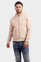 My Brand All Over Embroidery Zipped Hoodie Camel - Maat S - Kleur: Beige | Soccerfanshop - thumbnail