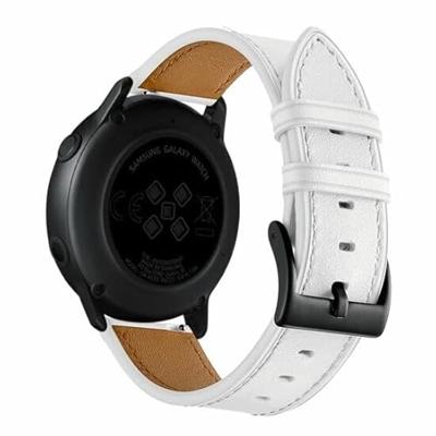 lederen bandje - Wit - Garmin Vivoactive 6 / Vivoactive 5 / Vivoactive 3 - thumbnail