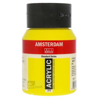 Royal Talens Amsterdam Acrylverf 500 ml - Transparantgeel Middel 272