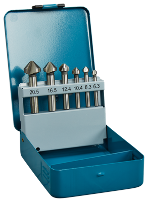 Makita D-42204 Verzinkboorset 6.3 mm, 8.3 mm, 10.4 mm, 12.4 mm, 16.5 mm, 20.5 mm 5 stuk(s)