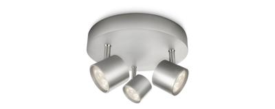 Philips Plafondspot LedMy Living Star 3-lichts metaalgrijs - 562434816