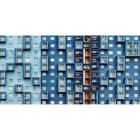 Wanddecoratie Rhythm of the City 016 98x48cm - thumbnail