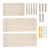 Houten whiteboard-organizer Maclean, lichte houtkleur, 40x60 cm, max. 20 kg, MC-130 WD - thumbnail