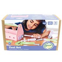 Green Toys gereedschapskist roze - thumbnail