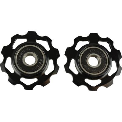 VWP set derailleurwieltjes alu 10t. comp. sh/ca/sram pul-02