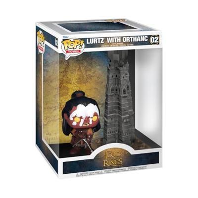Lord of the Rings Funko Pop Town Vinyl: Lurtz with Orthanc