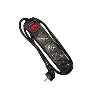 4-voudige Stekkerdoos met Schakelaar EDM 41013 Schuko (1,5 m) - thumbnail