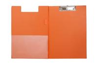 MAUL klembordmap met insteek binnenzijde A4 staand oranje - thumbnail