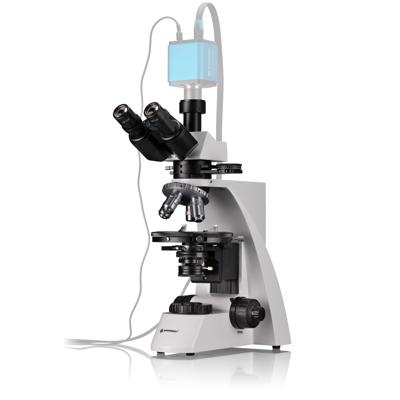 Bresser Optik 5780000 Science MPO 401 Mikroskop Polarisatie microscoop Trinoculair 1000 x Doorvallend licht
