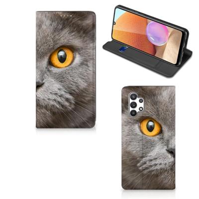 Hoesje maken Samsung Galaxy A32 4G | A32 5G Enterprise Editie Britse Korthaar Hoesje maken Samsung Galaxy A32 4G | A32 5G Enterprise Editie Britse Korthaar