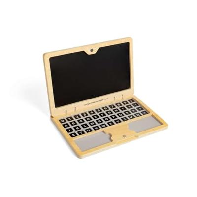 Bigjigs houten speelgoed laptop set, 95dlg.
