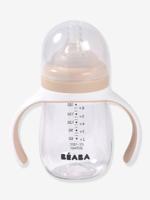 Leerfles 2 in 1 (210 ml) BEABA beige - thumbnail