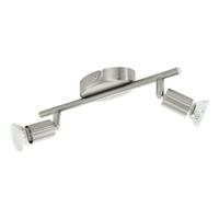 Eglo Led plafondspotBuzz rvs 2-lichts - 92596 - thumbnail