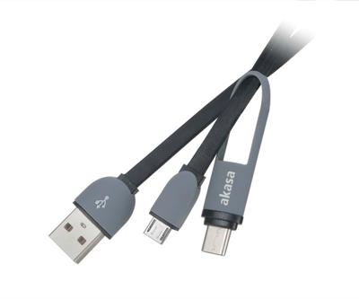 Akasa AK-CBUB35-10BK 1m USB A USB-kabel