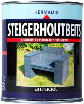 Hermadix Steigerhoutbeits - Antraciet