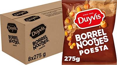 Duyvis - Borrelnootjes Poesta - 8x 275g