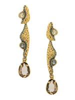 Camila Klein Gota long earrings - GOLD - thumbnail