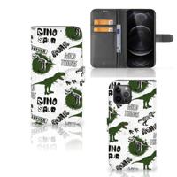 Telefoonhoesje | Met pasjeshouder | voor Apple iPhone 12 Pro Max Dinosaurus - thumbnail