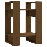 Boekenkast/kamerscherm 41x35x57 cm grenenhout honingbruin - thumbnail