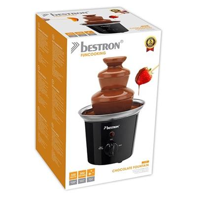 Bestron ACF300 Chocoladefontein Zwart/RVS