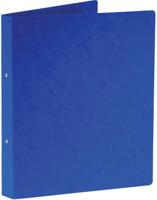 Bronyl ringmap, voor ft A4, uit glanskarton, 2 ringen van 25 mm, blauw - thumbnail