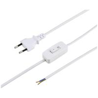 Sygonix SY-6385374 Aansluitkabel Stroom Wit 1.50 m - thumbnail