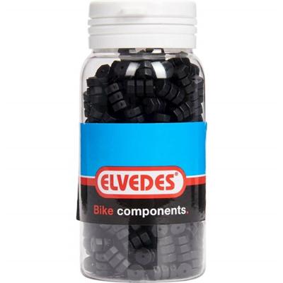 Elvedes rubberen o-ringen voor rem/ schakelkabel ø1,1-1,5mm zwart (potje met 250 stuks)