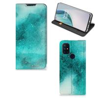 Bookcase OnePlus Nord N10 5G Painting Blue - thumbnail