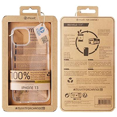 Telefoonhoes Muvit for Change iPhone 13 Zwart