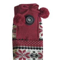 Glovii GQ5L slof Laarsslof Unisex Bordeaux - thumbnail