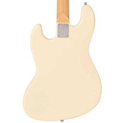 Vintage V49VW Coaster Series Vintage White elektrische basgitaar