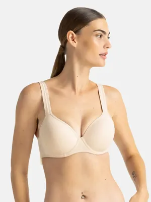 T-shirt BH met beugel - Rachel - Voorgevormde T-shirt bh - Volledige cup bh