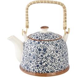 Clayre en Eef Theepot 14x14cm patroon