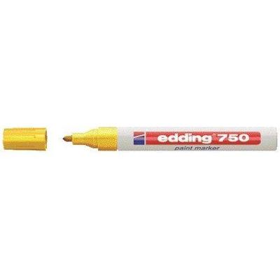 Paintmarker edding 750 oliebasis 2-4mm geel | 10 stuks