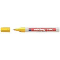 Paintmarker edding 750 oliebasis 2-4mm geel | 10 stuks - thumbnail